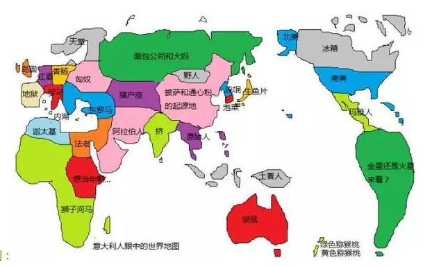 【各国人眼中的世界地图】-【联萌漫话】论坛-lenovo