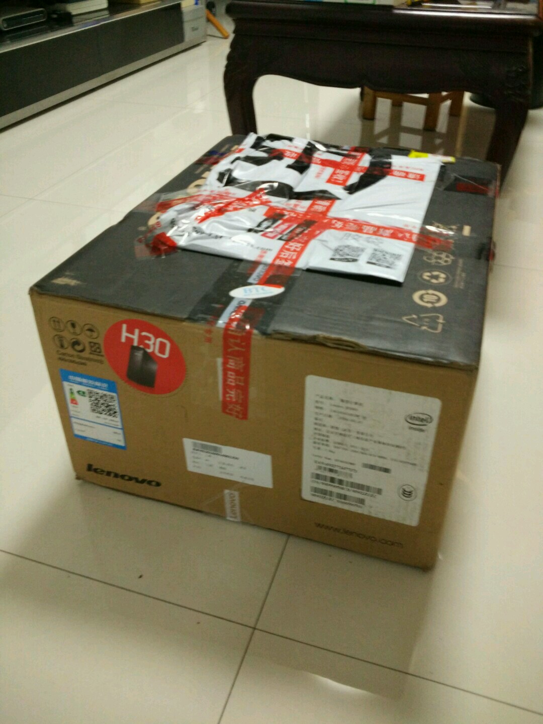 【#晒单#从联想商城买了台式电脑H3060,晒单