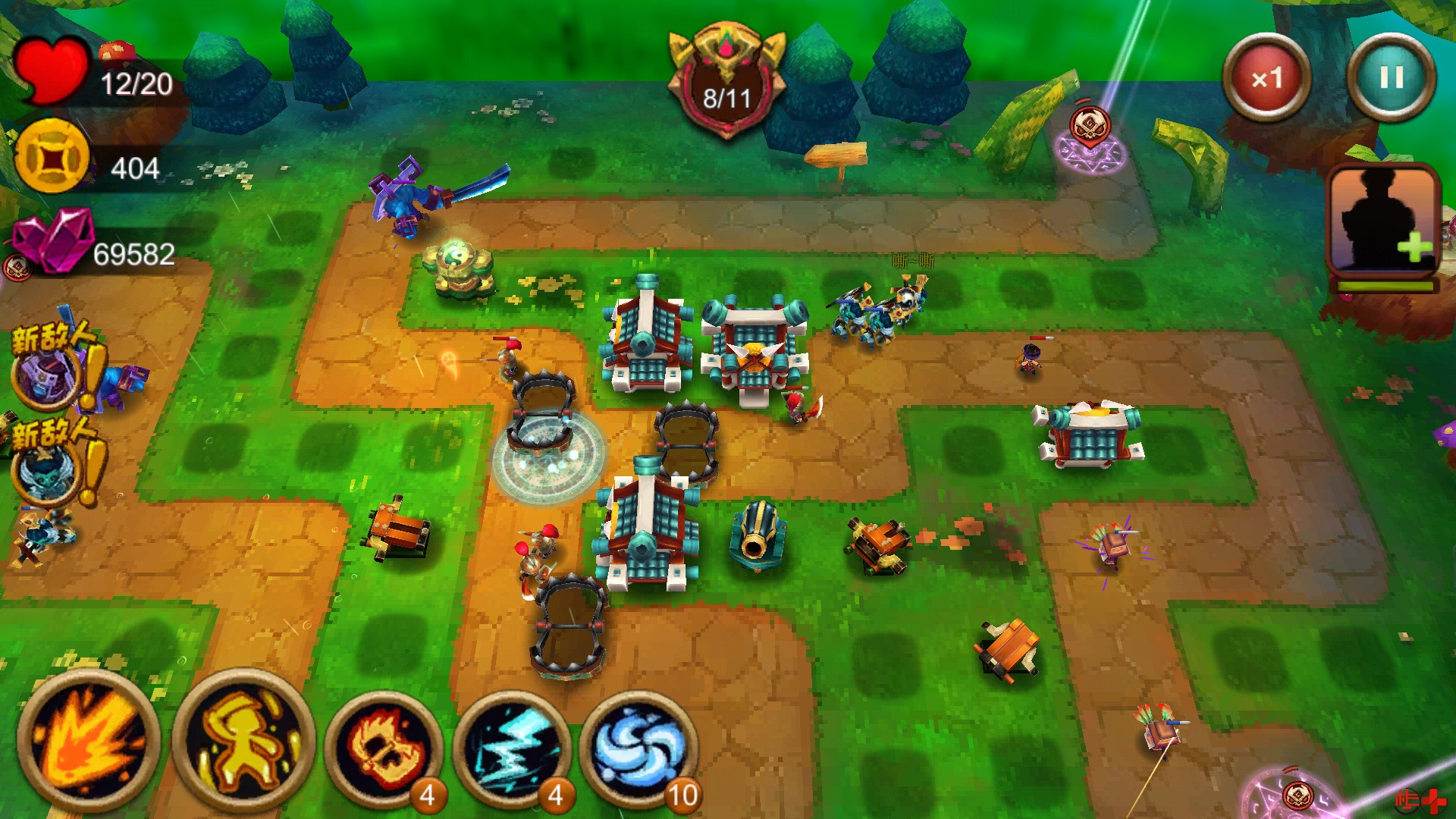 【【手游】霸王归来3d终极塔防破解版 v1.02 2015塔防重磅巨.