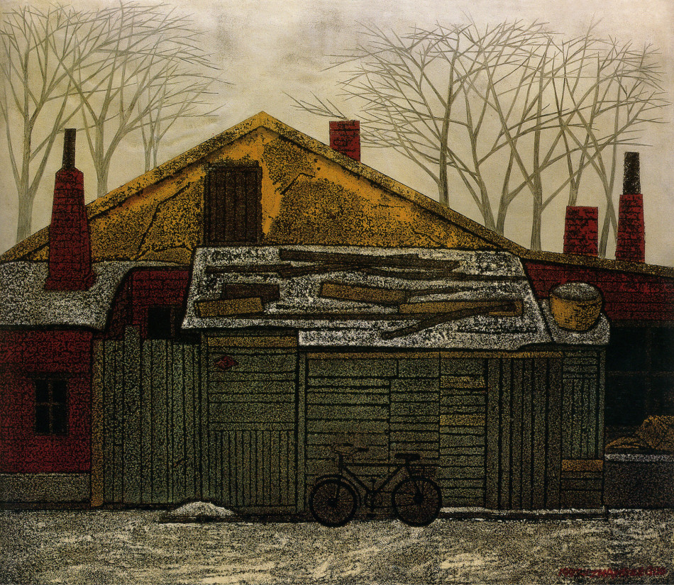 【大泽有鱼——张泽国《大寒》系列漆画作品赏析2】-【社区活动】论坛