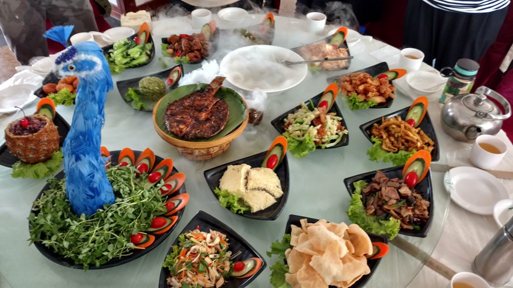 【#国庆晒美食,我有我的菜# 傣家孔雀迎宾宴】-【小新笔记本】论坛