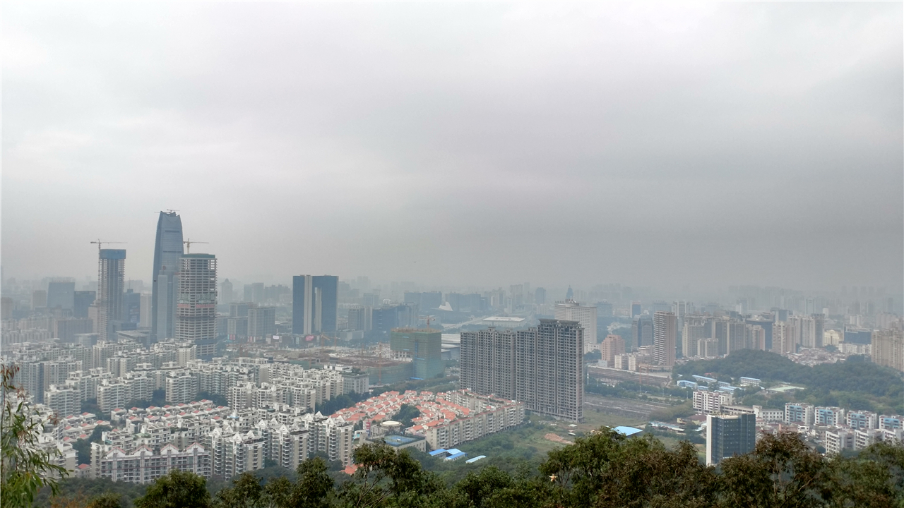 moto z 随手拍雾霾下的东莞