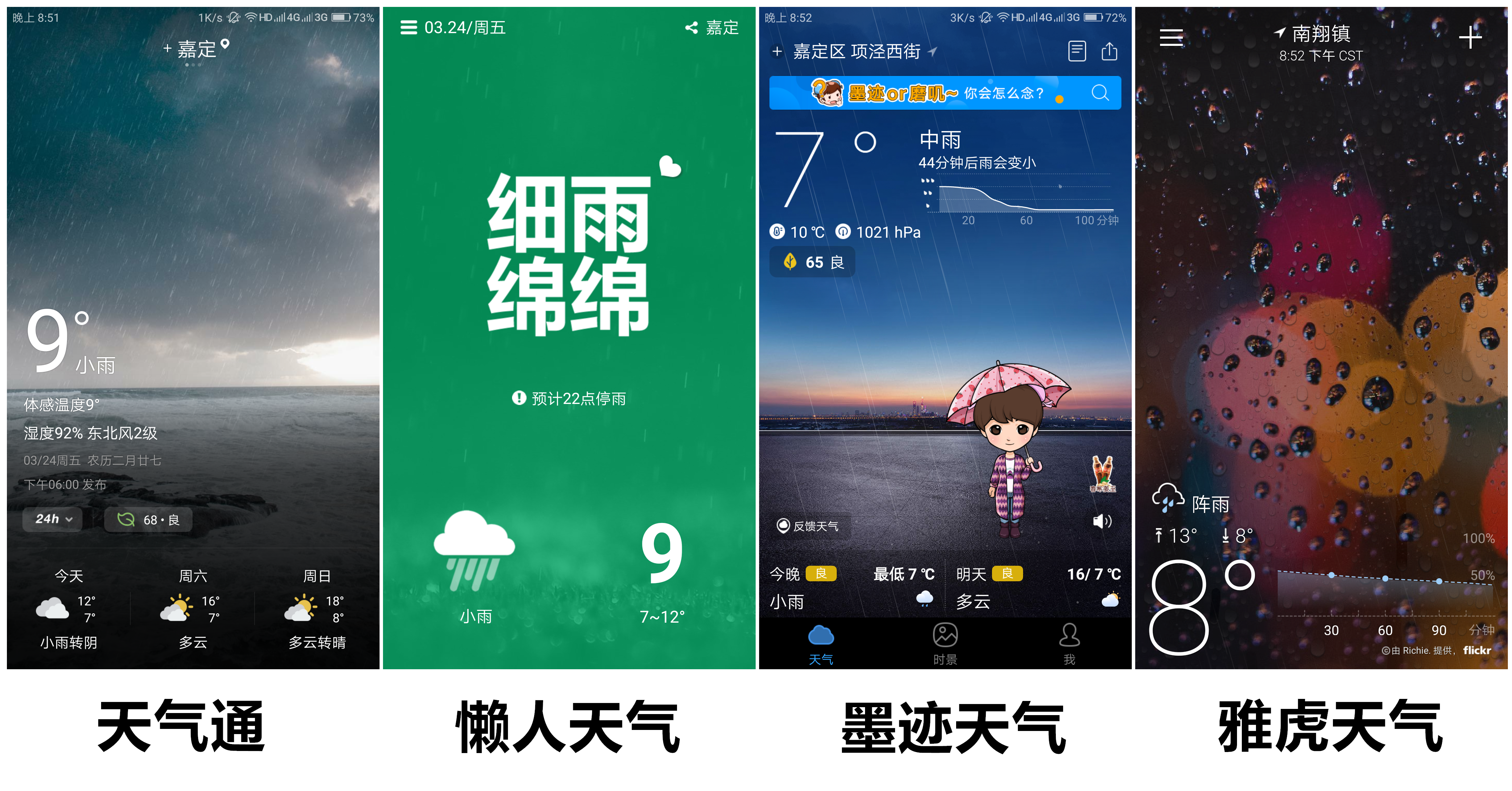 【应用拉力赛】4款天气APP横向大比拼_Moto 经典系列-联想社区
