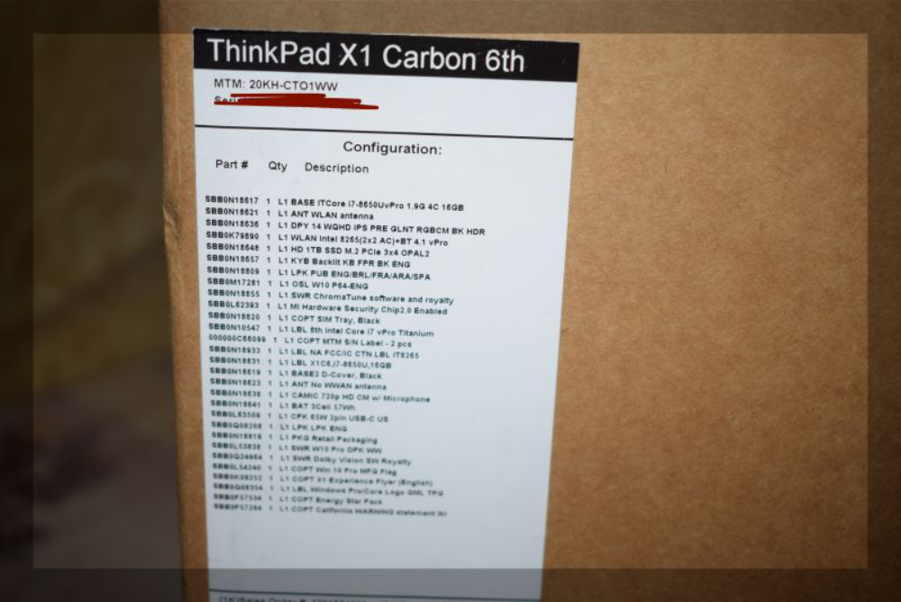 有幸帮朋友代购了一台顶配的 X1 Carbon 2018254.png