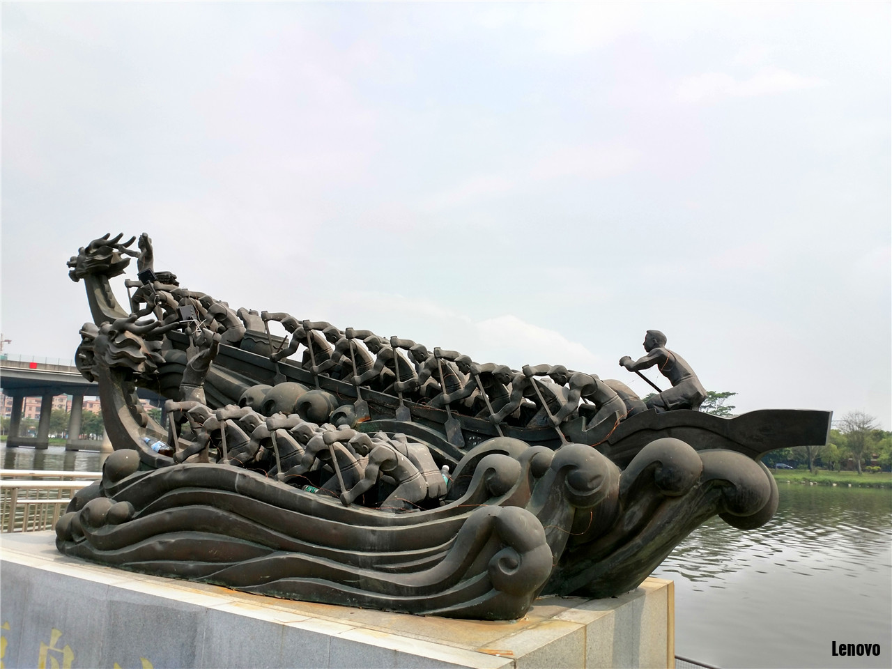 龙舟雕塑_随手拍-联想社区